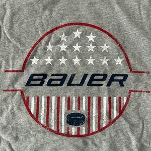 Bauer Hockey patriotic red white blue T-shirt, shirt, pullover